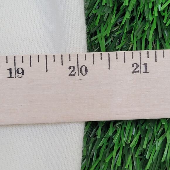 Vintage 80s Cat US-Flag Sweatshirt Womens Large 20x23 Beige - Picture 9 of 14